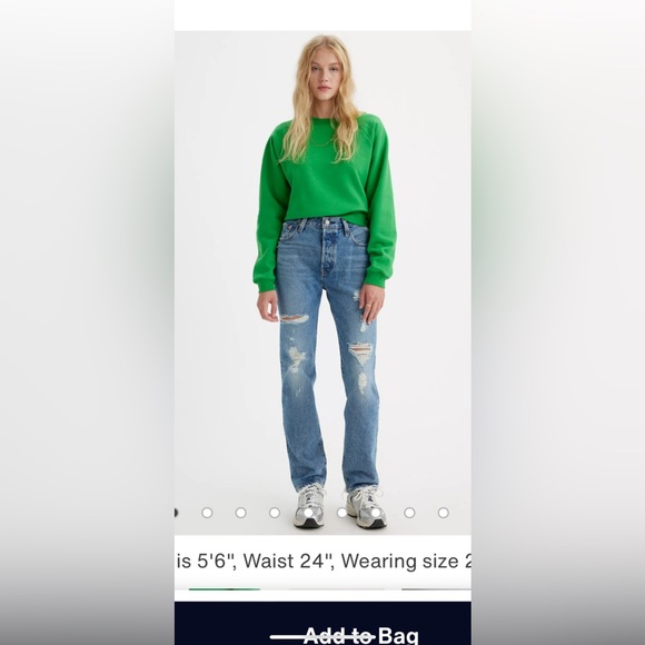 Levi's Denim - Levi’s 501 straight leg jeans
